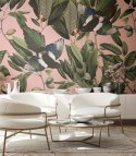Magpie Pink wallpaper by Wallcolors