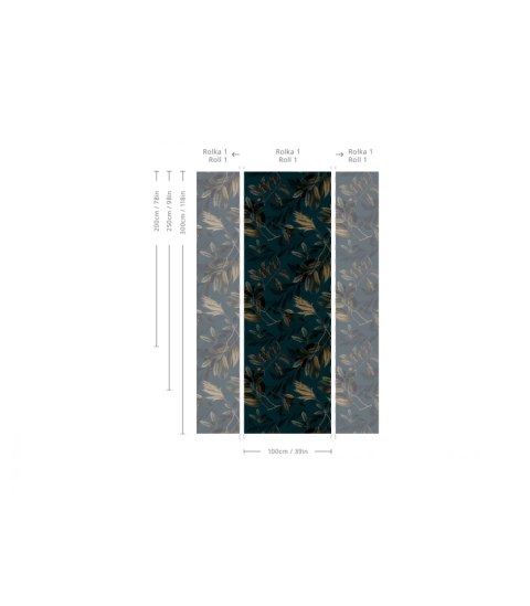 Tapeta Olive Branch od Wallcolors