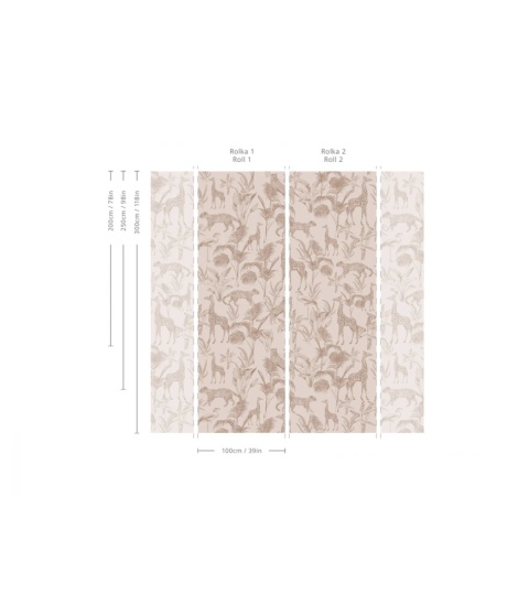 Tapeta Safari Beige od Wallcolors