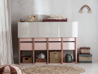 Pink tweens chest of drawers