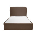 PLUM 5 brown upholstered bed