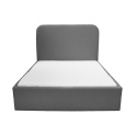 PLUM 5 graphite upholstered bed