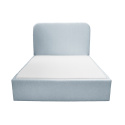 PLUM 5 light blue upholstered bed