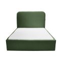 PLUM 5 green upholstered bed