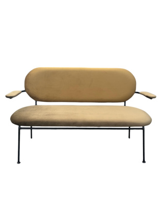 Anatol Sofa, Altgold/Oliv - Ausstellungsstück