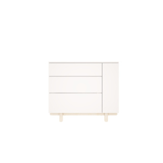 BASIC chest of drawers white