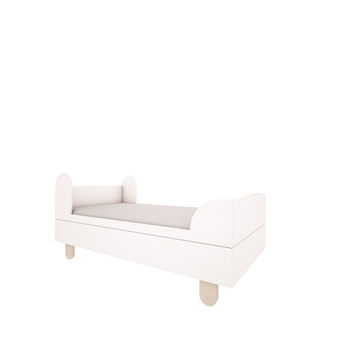 Basic bed 90 x 200 cm white