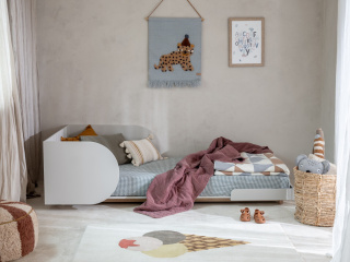 Bloom bed 90 x 160/200 cm cashmere