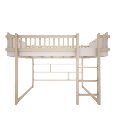 Basic white mezzanine bed