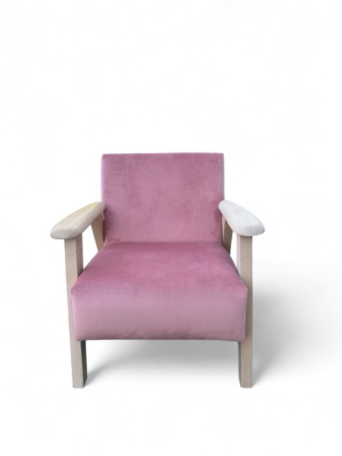 Upholstered children's chair with MINIO armrests