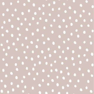 Tapeta Simple Irregular Dots Powder Pink White - dostępne 3 rolki