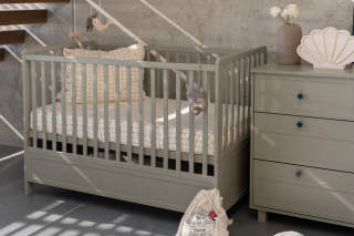 VINTAGE cot 70 x 140 cm eucalyptus