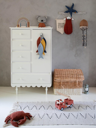 Chest of drawers Babushka white