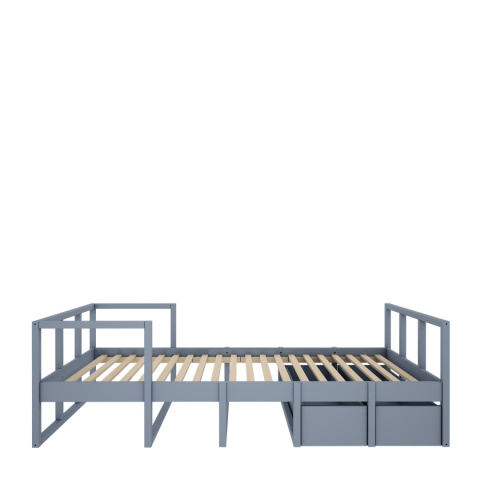 TWEENS bed 90 x 200 cm dusty blue