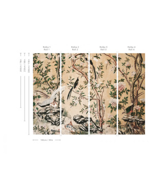 Tapeta Chinoiserie od Wallcolors