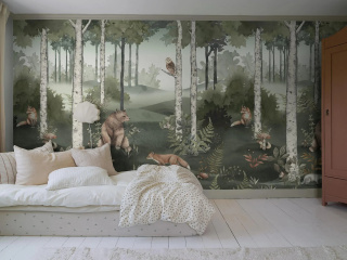 Wall Mural Forest Animals Wallpaper Newbie II 6943 Wild Forest