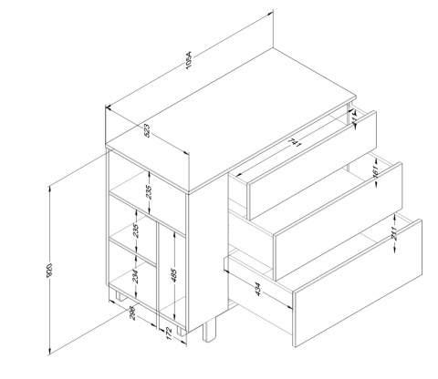 BASIC komoda trufla