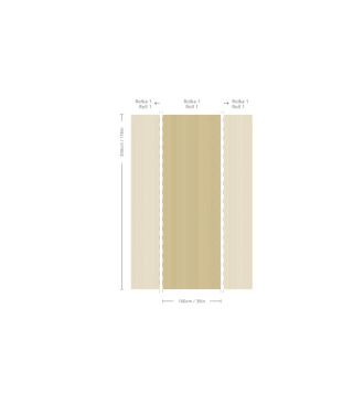 Tapeta Meadow Mustard od Wallcolors