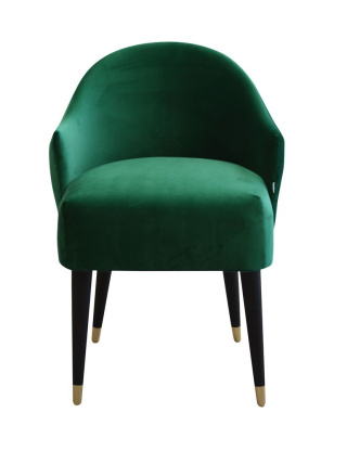 EMI VELVET upholstered armchair