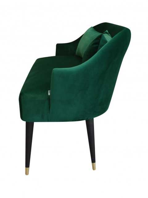 Emi velvet bottle green upholstered sofa