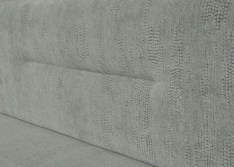 CROCCO upholstered bench with backrest