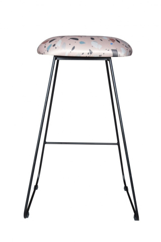 Bar-Stuhl Hocker Terrazzo rosa