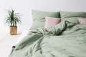 Bed linen with cotton (Sage Green)