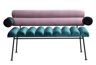 ROLL&ROLL sofa tapicerowana na metalowym stelażu