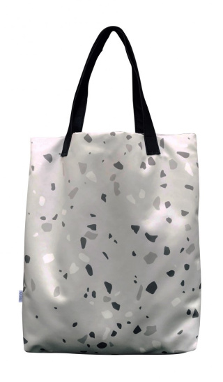 Bag Mr. m Terrazzo grey/ears natural leather