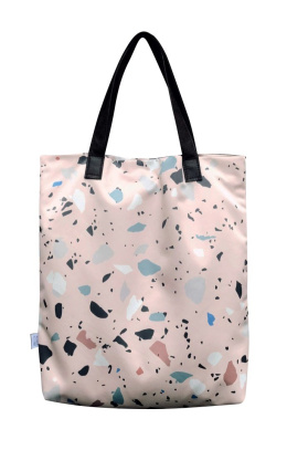Bag Mr. m Terrazzo pink/ears natural leather