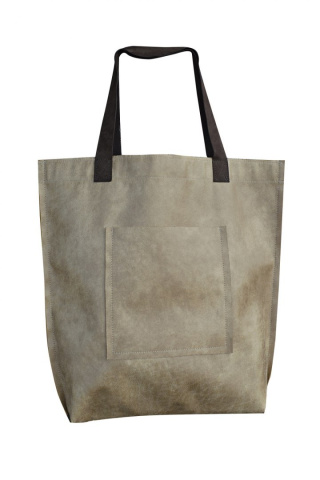 Mr.m Vintage Cappuccino-Tasche, Naturleder