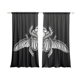 A set of curtains Scarab