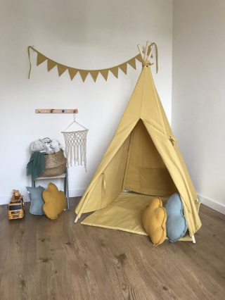 Mustard Teepee Tent