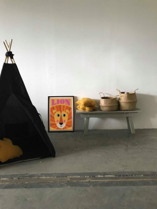 Tipi tent "Scandinavian Black"