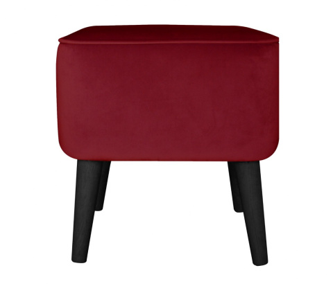 Pufa Mr.m velvet  bordo