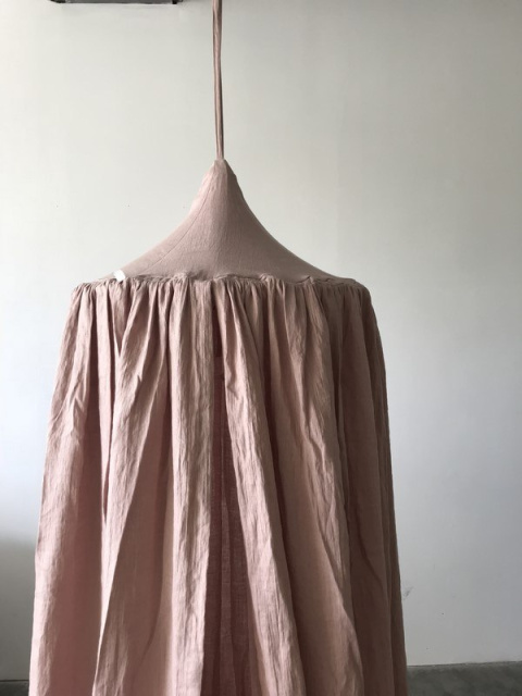 Teepee Muslin Baldachin "schmutzig rosa"