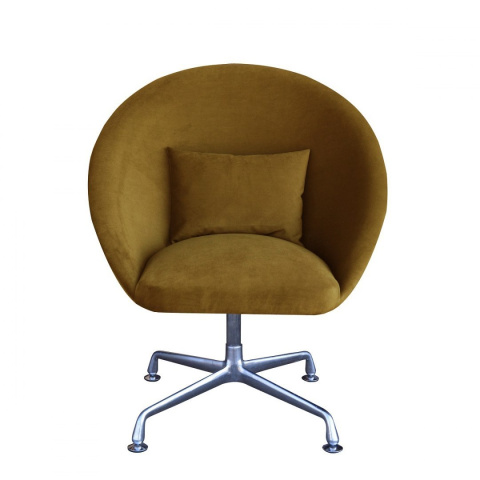 BALI upholstered swivel armchair