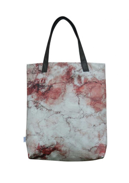 Bag Mr.m marble red/ ears natural leather