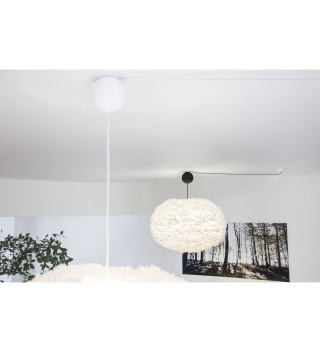 Suspension for lamps black braid Cannonball- UMAGE