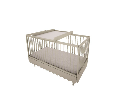 BABUSHKA changing table for bed 70x140 olive